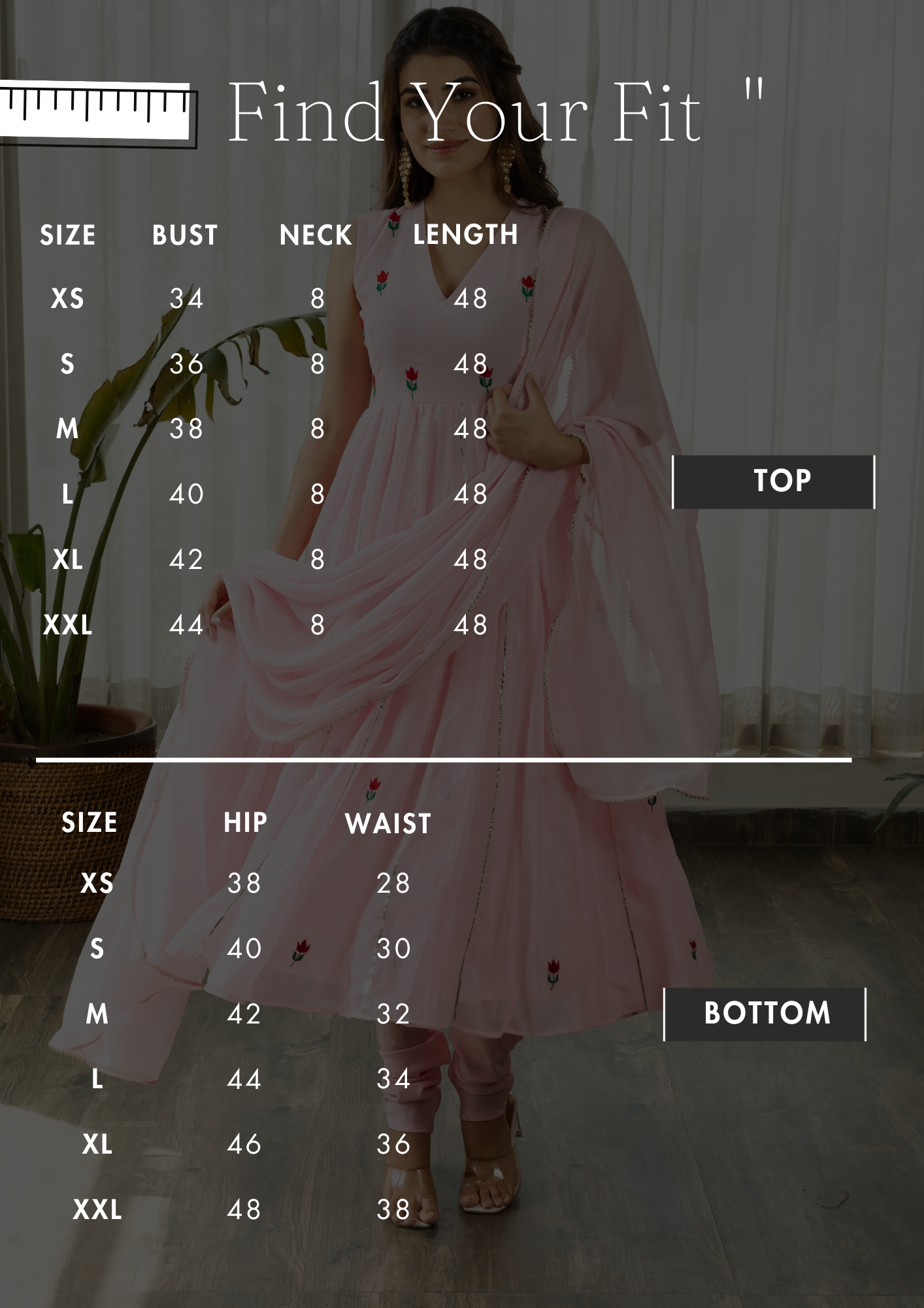 PREYA LIGHT PINK EMBROIDERED ANARKALI SUIT SET WITH DUPATTA - Sarnya
