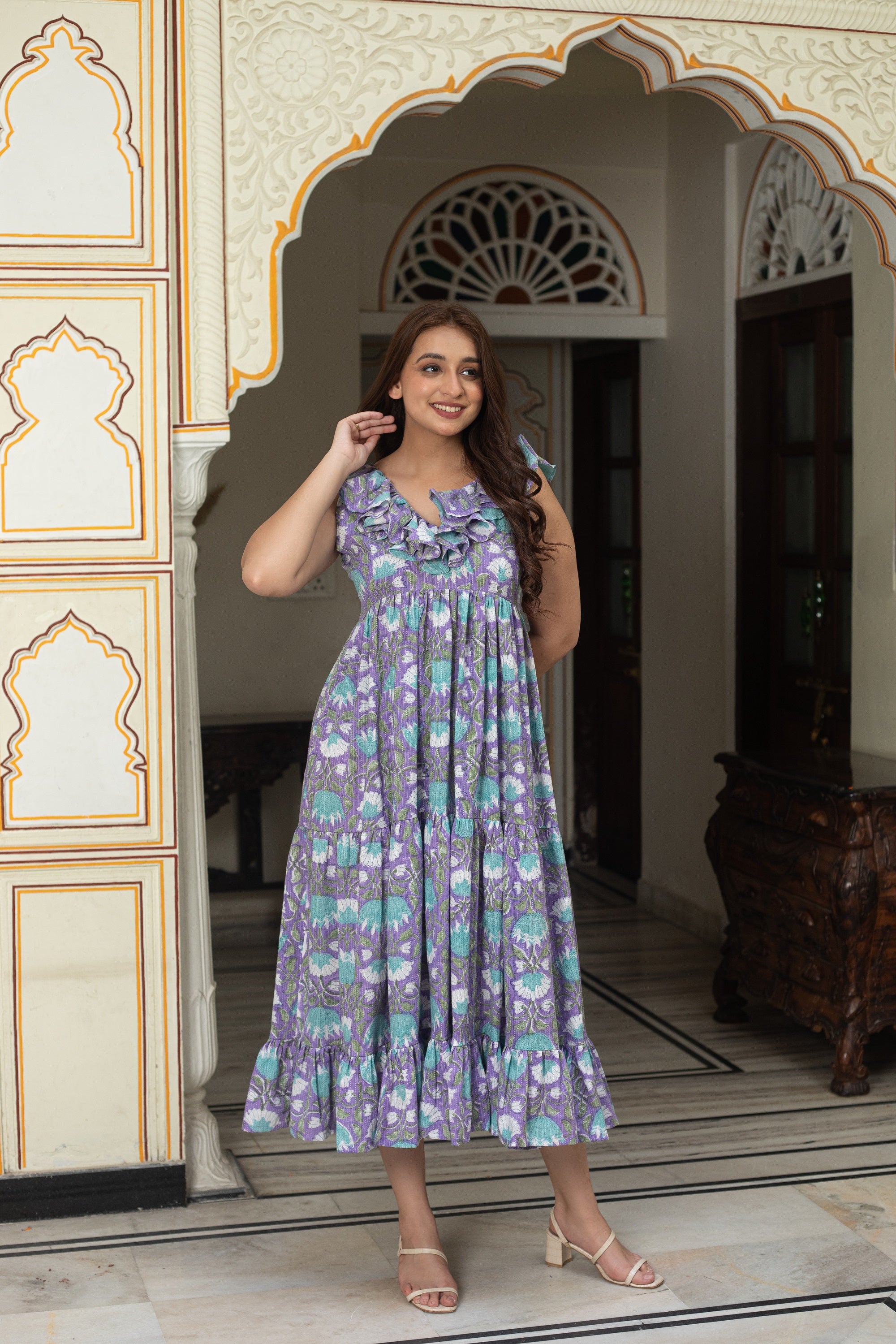 ASHI A LINE DRESS - Sarnya