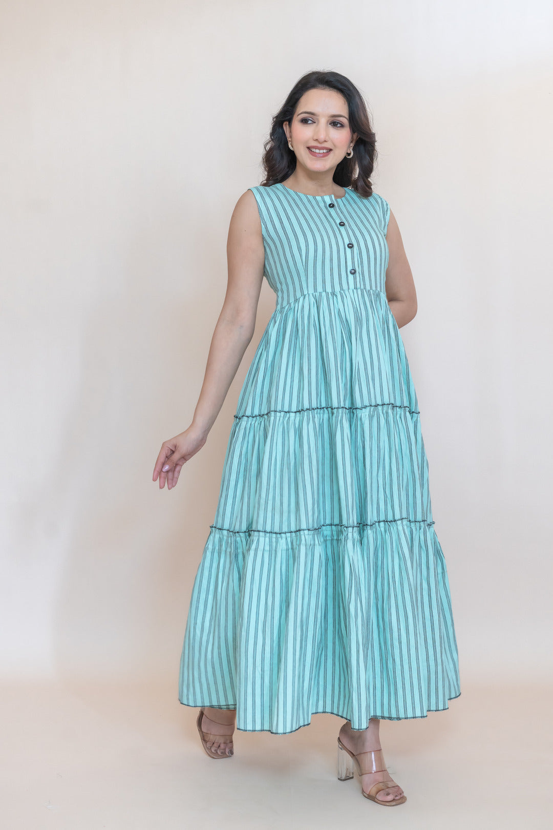 MIST COTTON SLUB DRESS