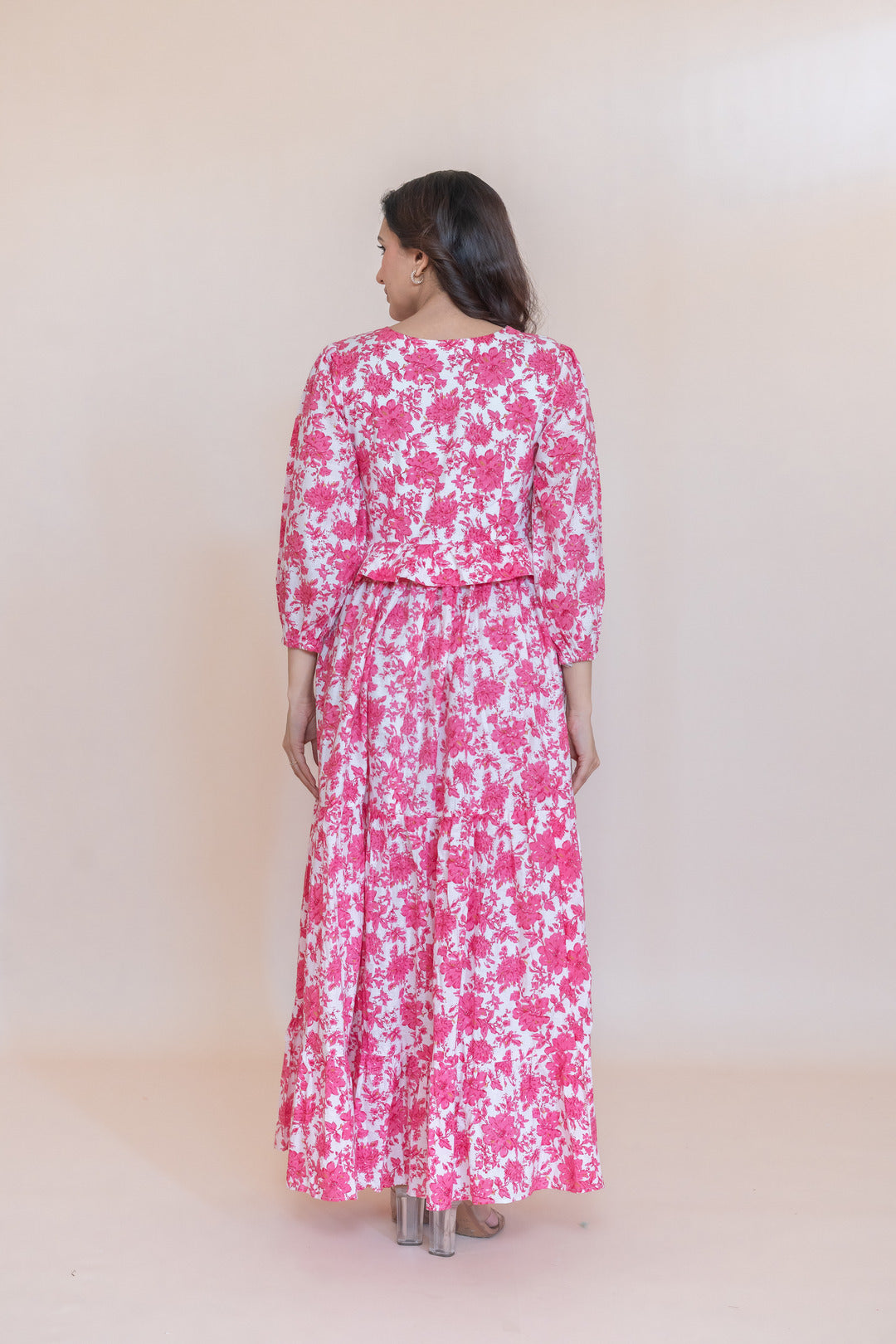 BASANTI COTTON FLORAL DRESS