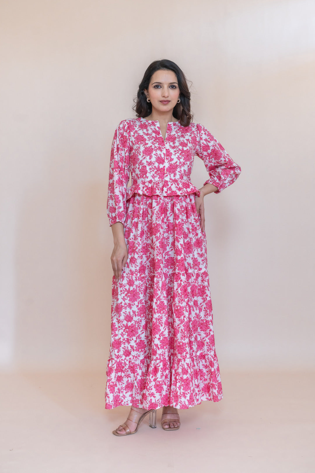 BASANTI COTTON FLORAL DRESS