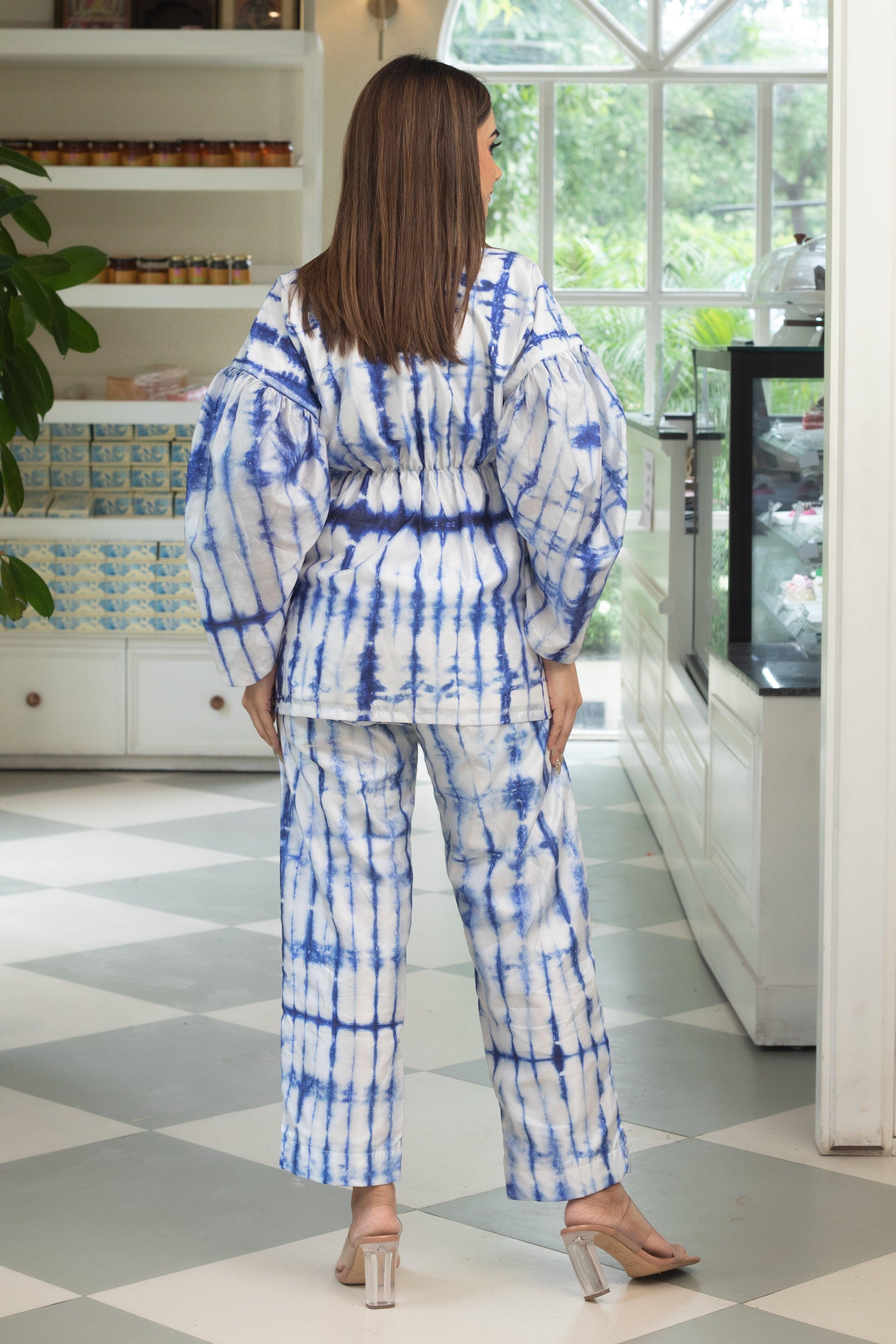 SILKY BLUE CLOUD CO-ORD SET - Sarnya