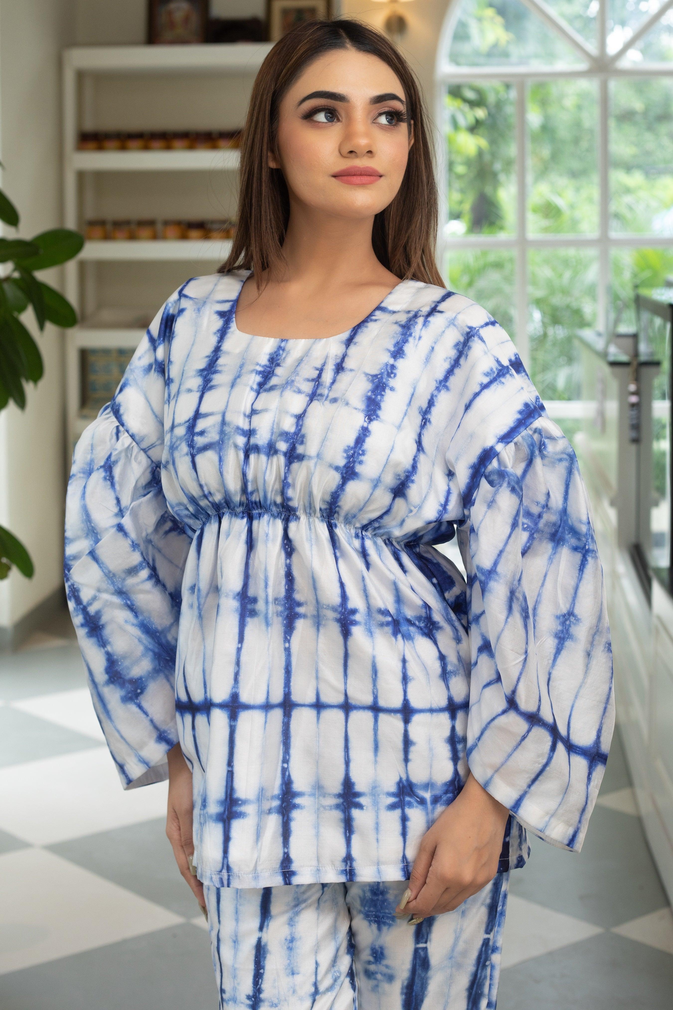 SILKY BLUE CLOUD CO-ORD SET - Sarnya