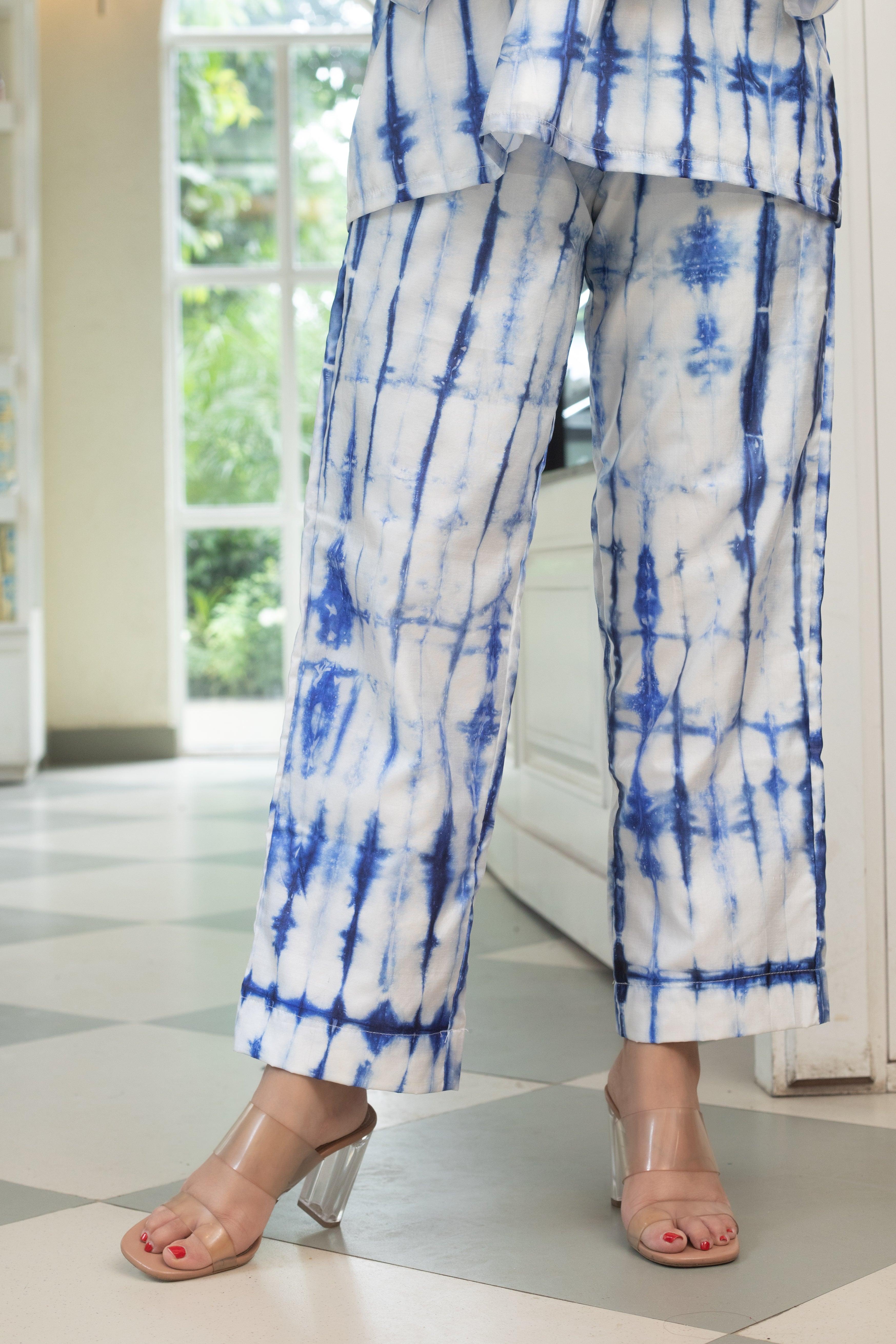 SILKY BLUE CLOUD CO-ORD SET - Sarnya