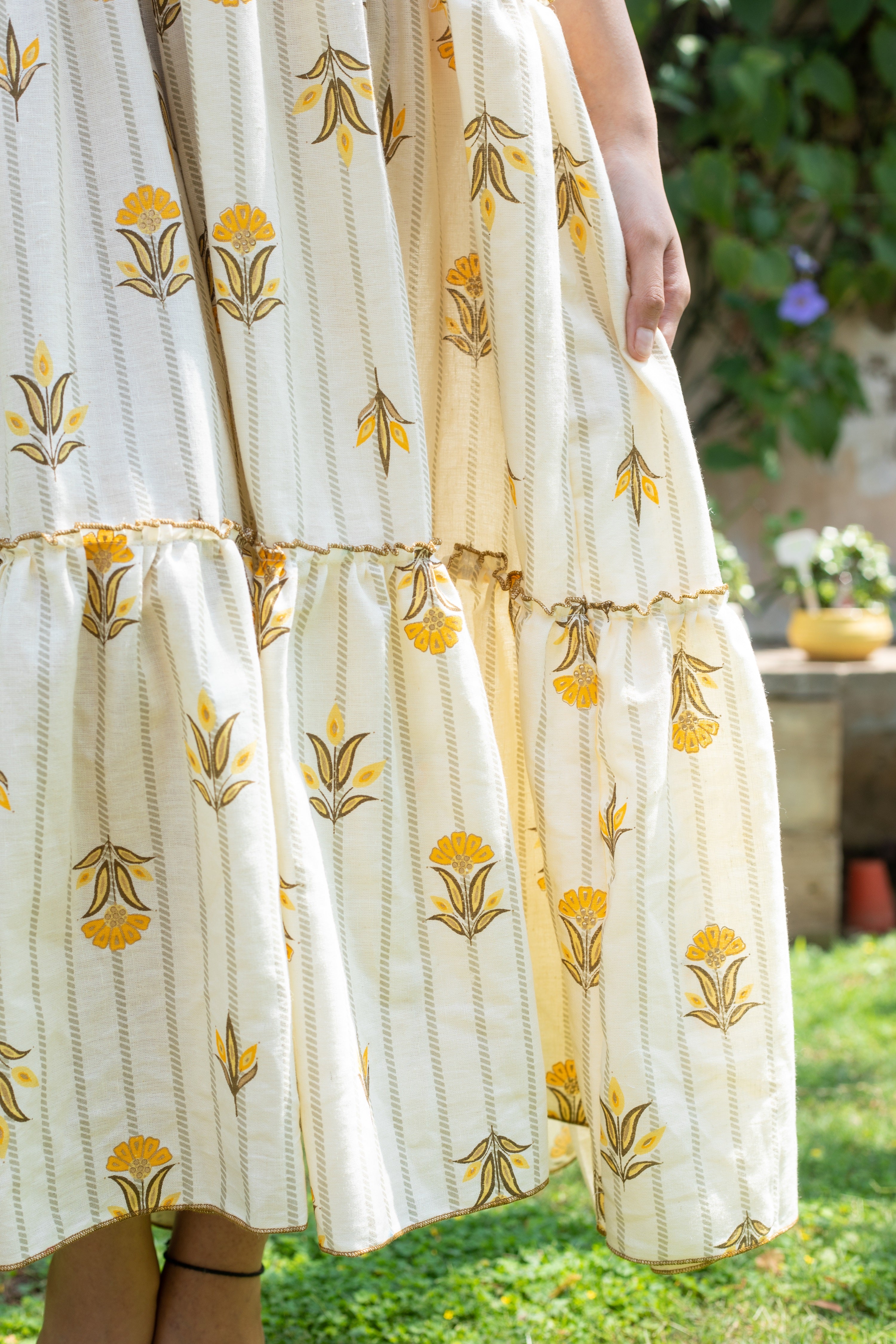 YELLOW LILY DRESS