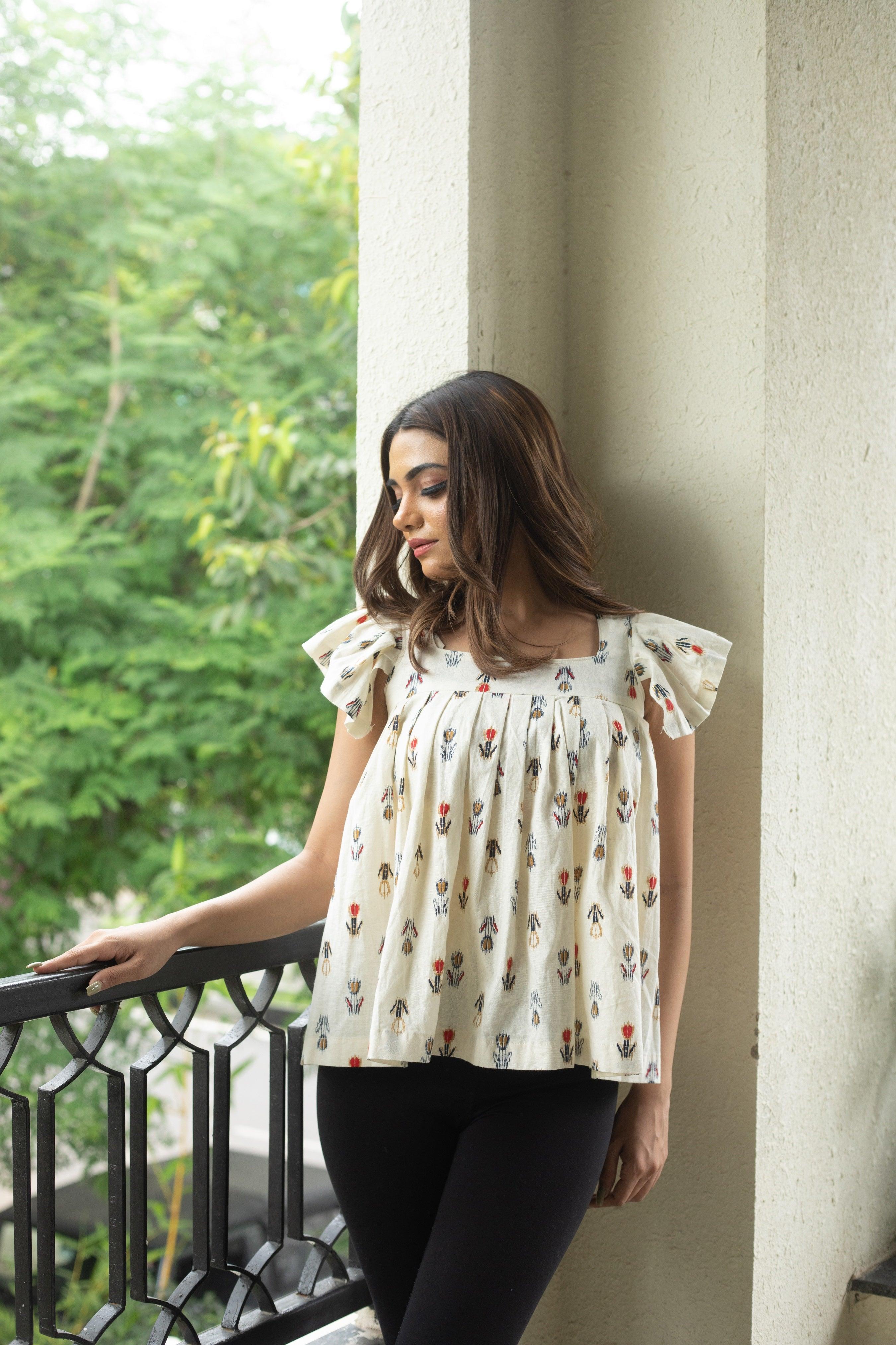 SUNRISE FLOWER TOP - Sarnya