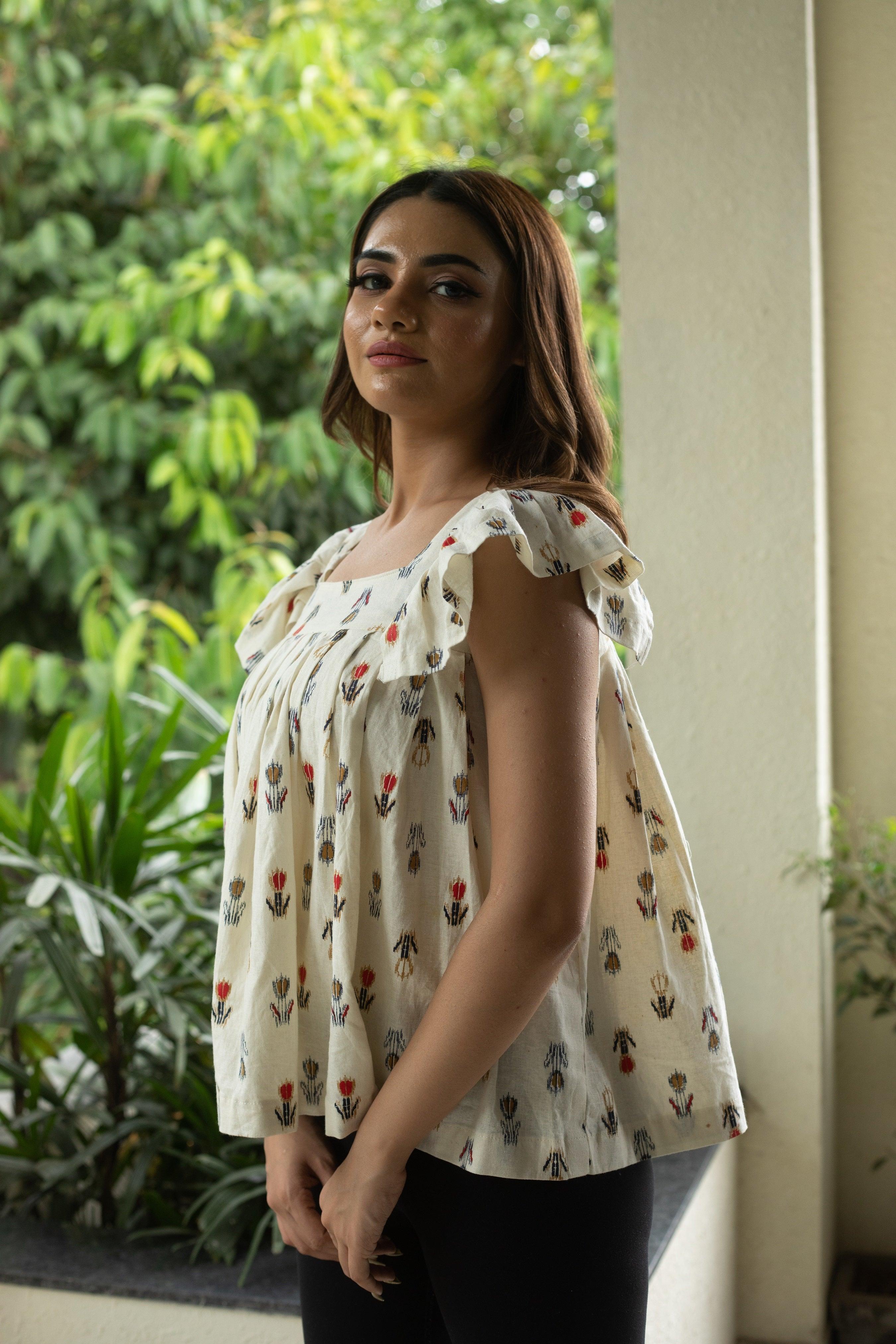SUNRISE FLOWER TOP - Sarnya