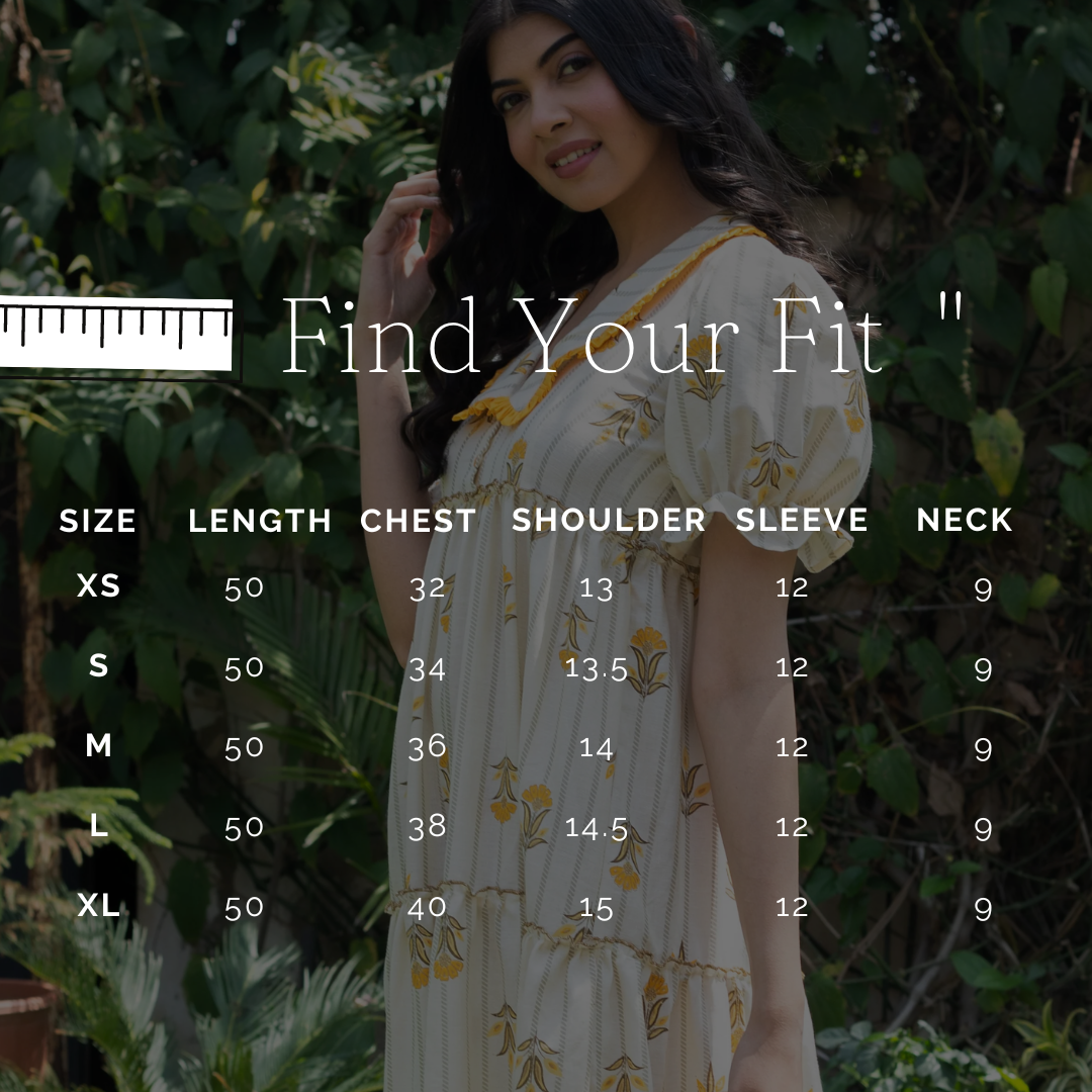 YELLOW LILY DRESS