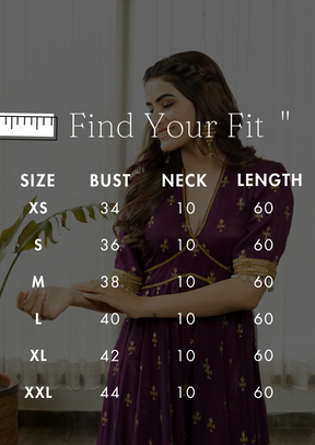 GIVISHA PURPLE EMBELLISHED SET - Sarnya