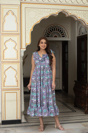 ASHI A LINE DRESS - Sarnya