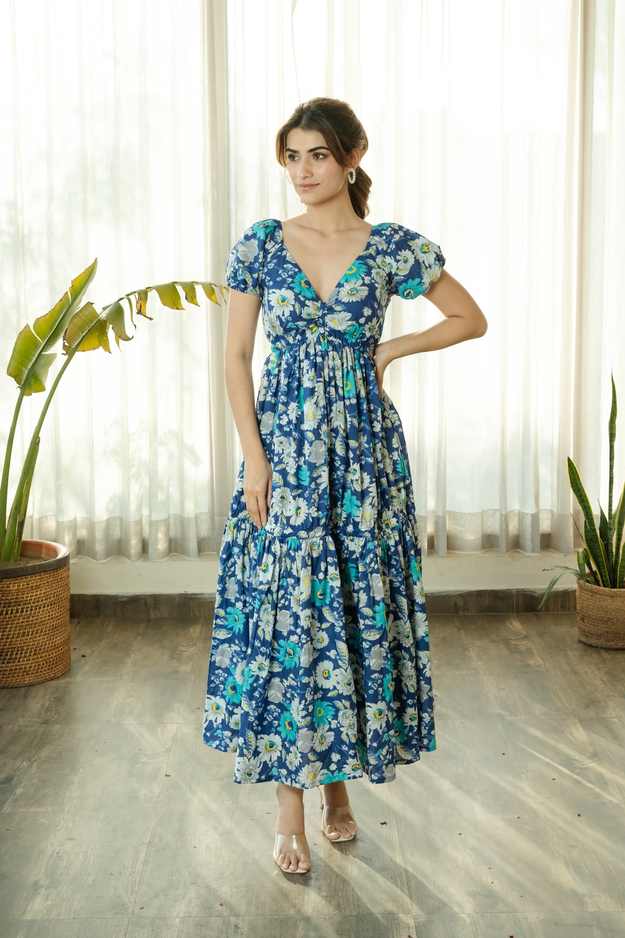 SEA FLOWER DRESS - Sarnya