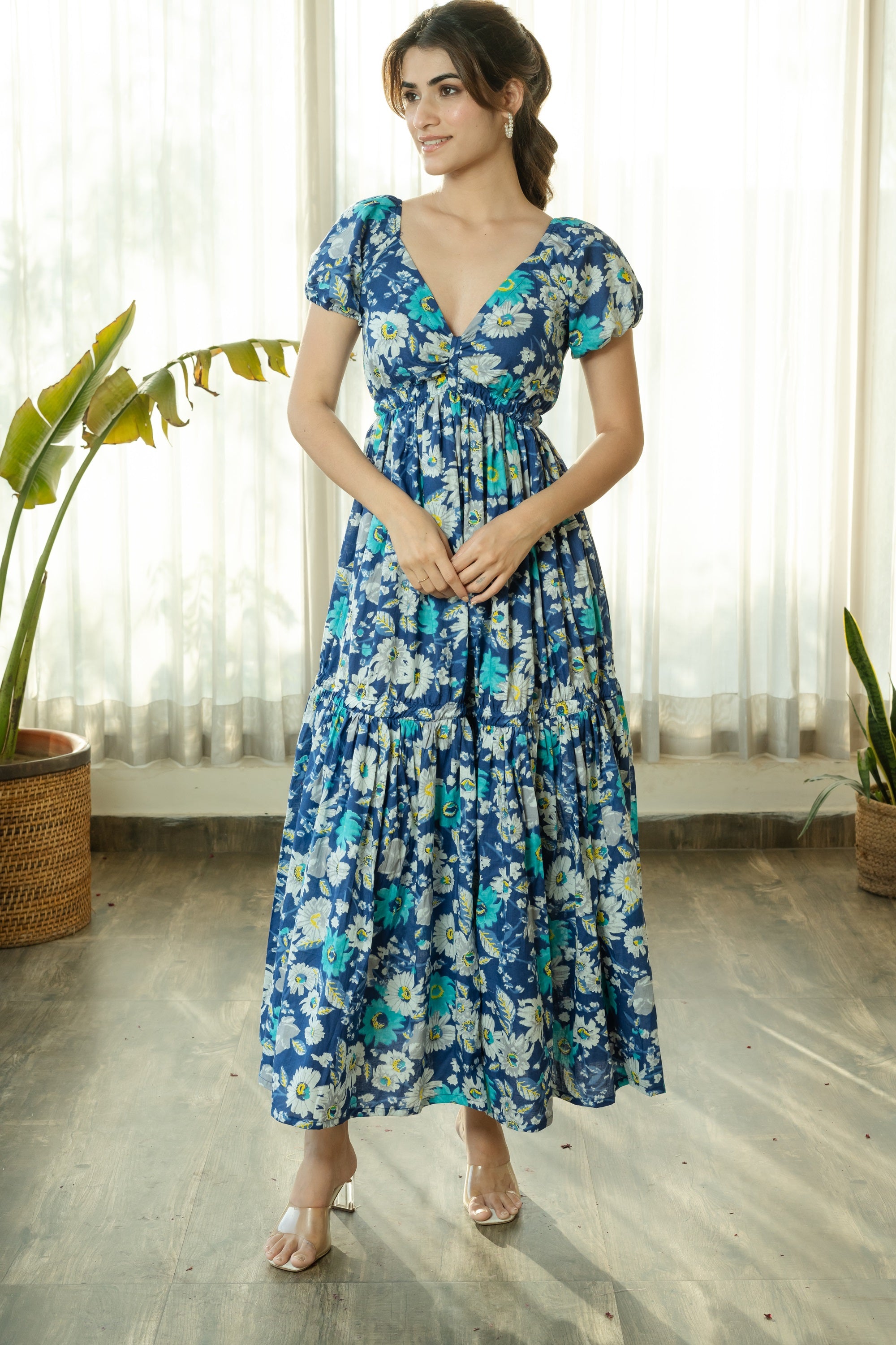 SEA FLOWER DRESS - Sarnya