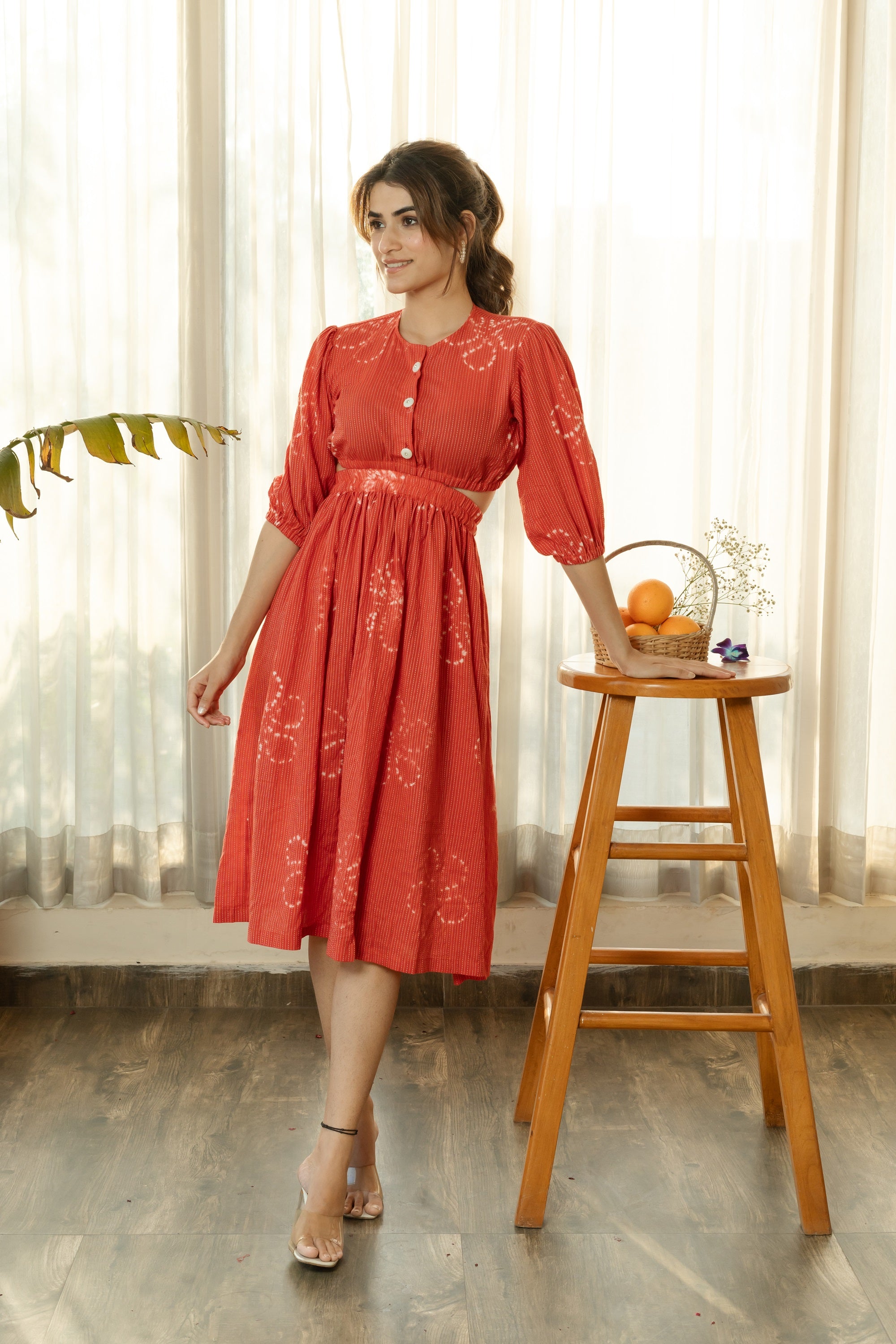 EVA PEACHY DRESS - Sarnya