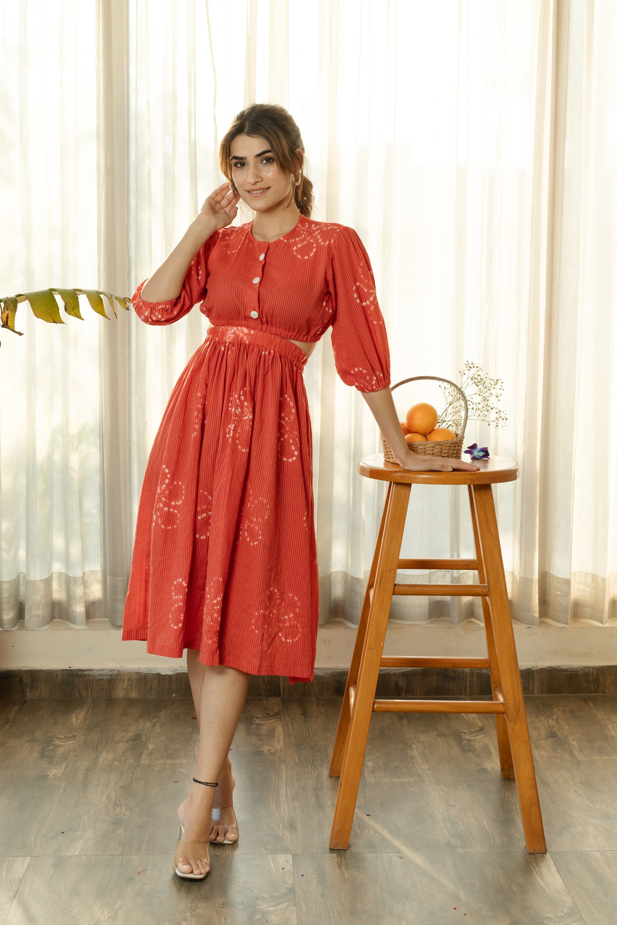 EVA PEACHY DRESS - Sarnya