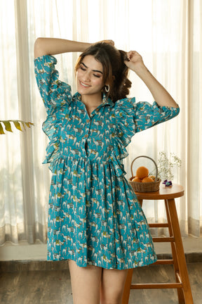 SANTORI SHORT DRESS - Sarnya