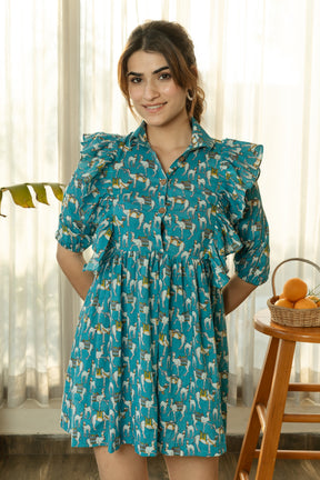 SANTORI SHORT DRESS - Sarnya