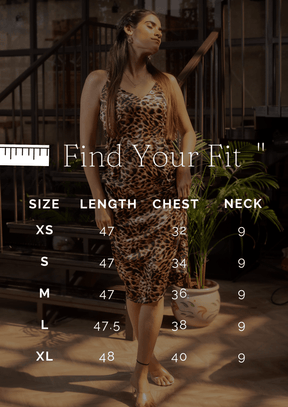 LEOPARD FIRE DRESS - Sarnya