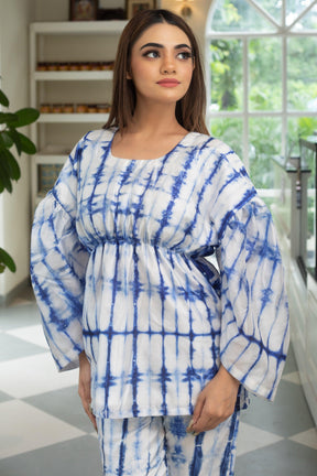 SILKY BLUE CLOUD CO-ORD SET - Sarnya
