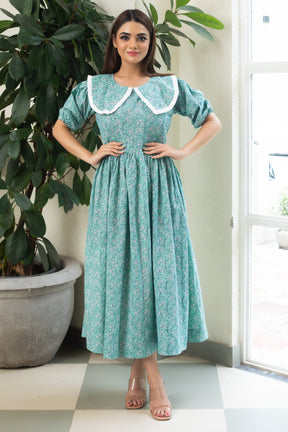 AQUA GREEN BREEZY DRESS