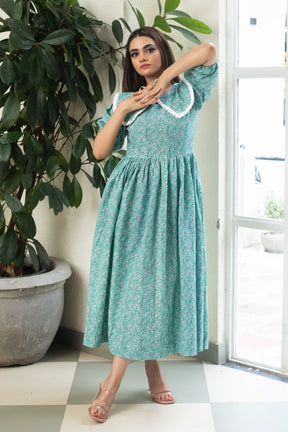 AQUA GREEN BREEZY DRESS