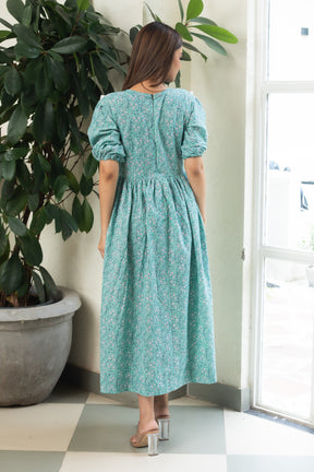 AQUA GREEN BREEZY DRESS