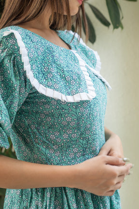 AQUA GREEN BREEZY DRESS