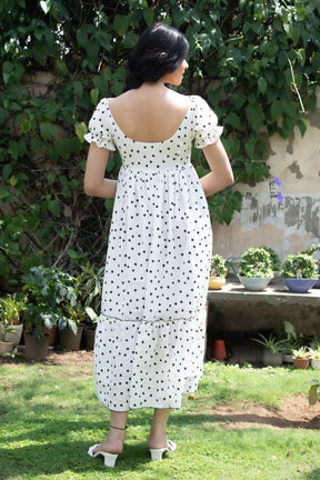 LITTLE HEART WHITE DRESS - Sarnya