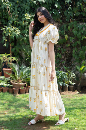 YELLOW LILY DRESS - Sarnya