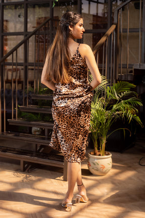 LEOPARD FIRE DRESS - Sarnya