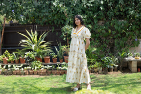 YELLOW LILY DRESS - Sarnya