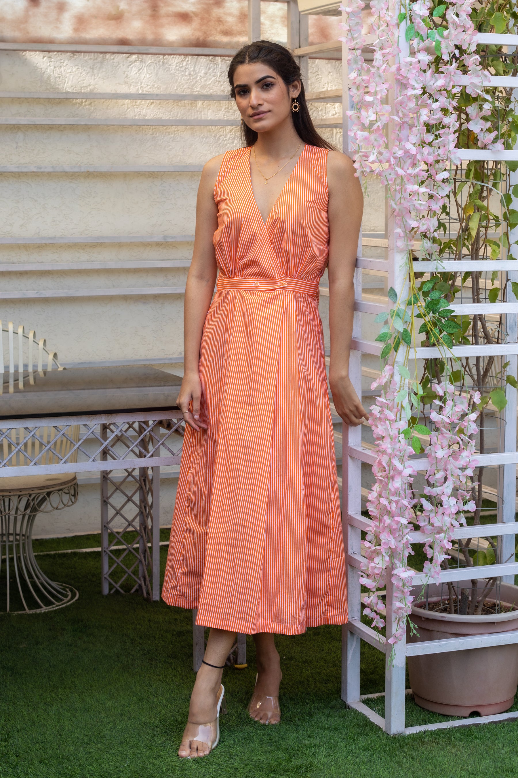 SALMON DRESS - Sarnya