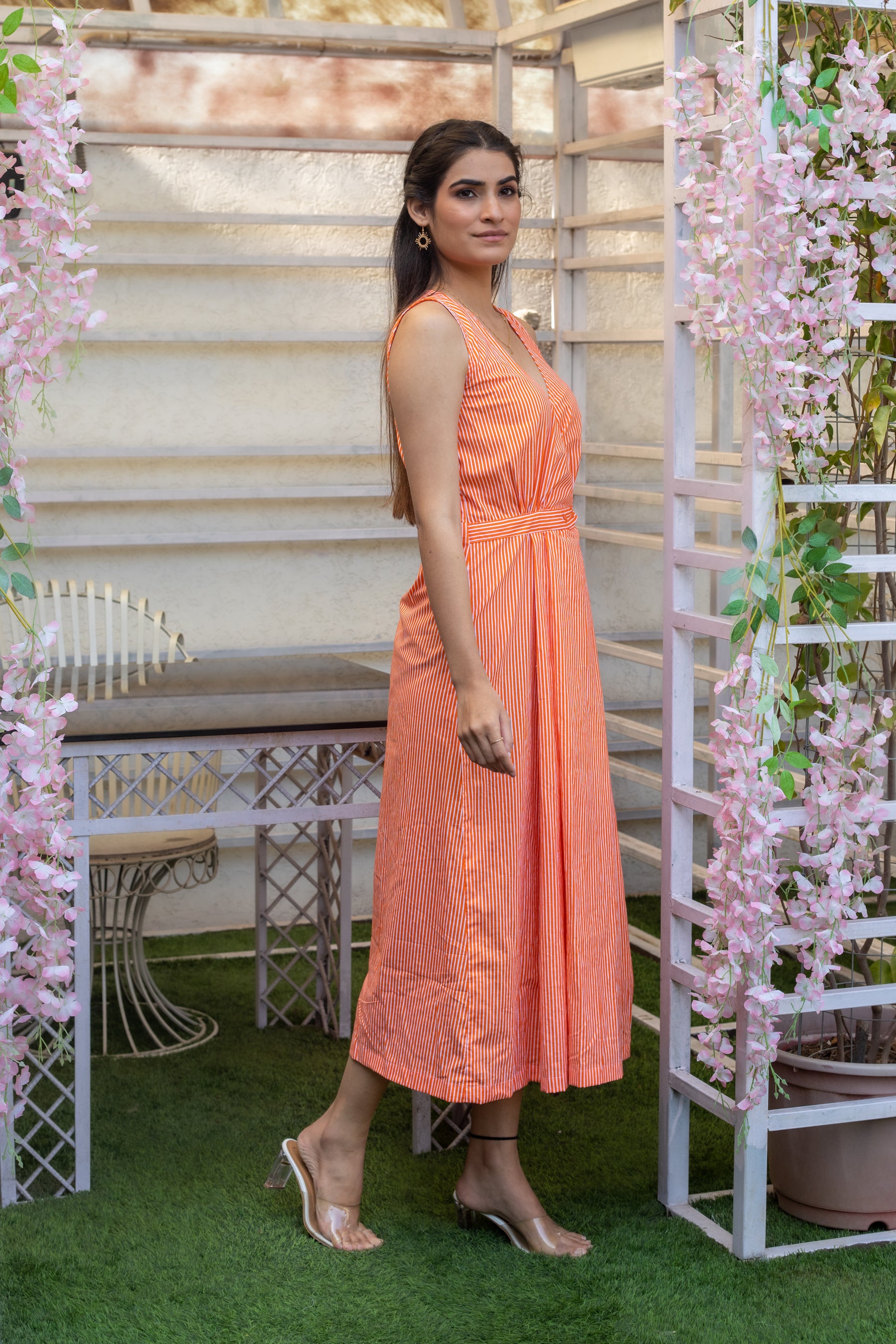 SALMON DRESS - Sarnya