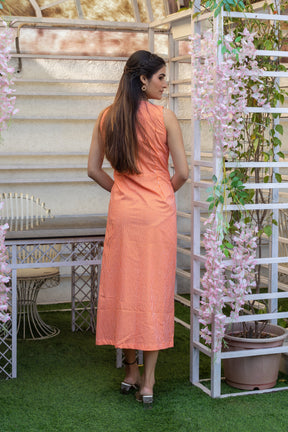 SALMON DRESS - Sarnya