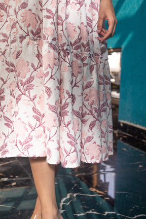 JUNO PEACH DRESS - Sarnya