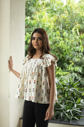 SUNRISE FLOWER TOP - Sarnya