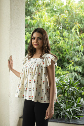 SUNRISE FLOWER TOP - Sarnya