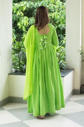 MEDHA ANARKALI SUIT SET - Sarnya