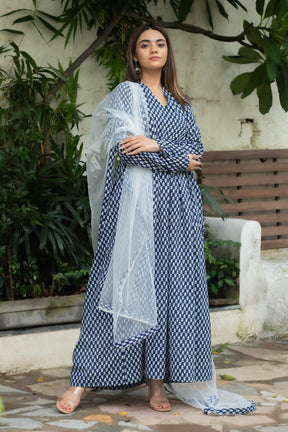 EVA INDIGO SUIT SET - Sarnya