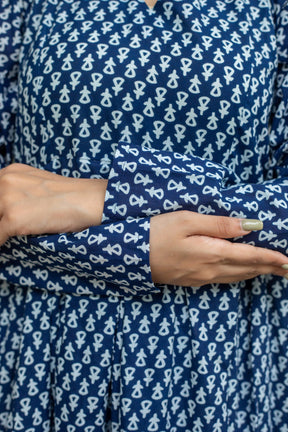 EVA INDIGO SUIT SET - Sarnya