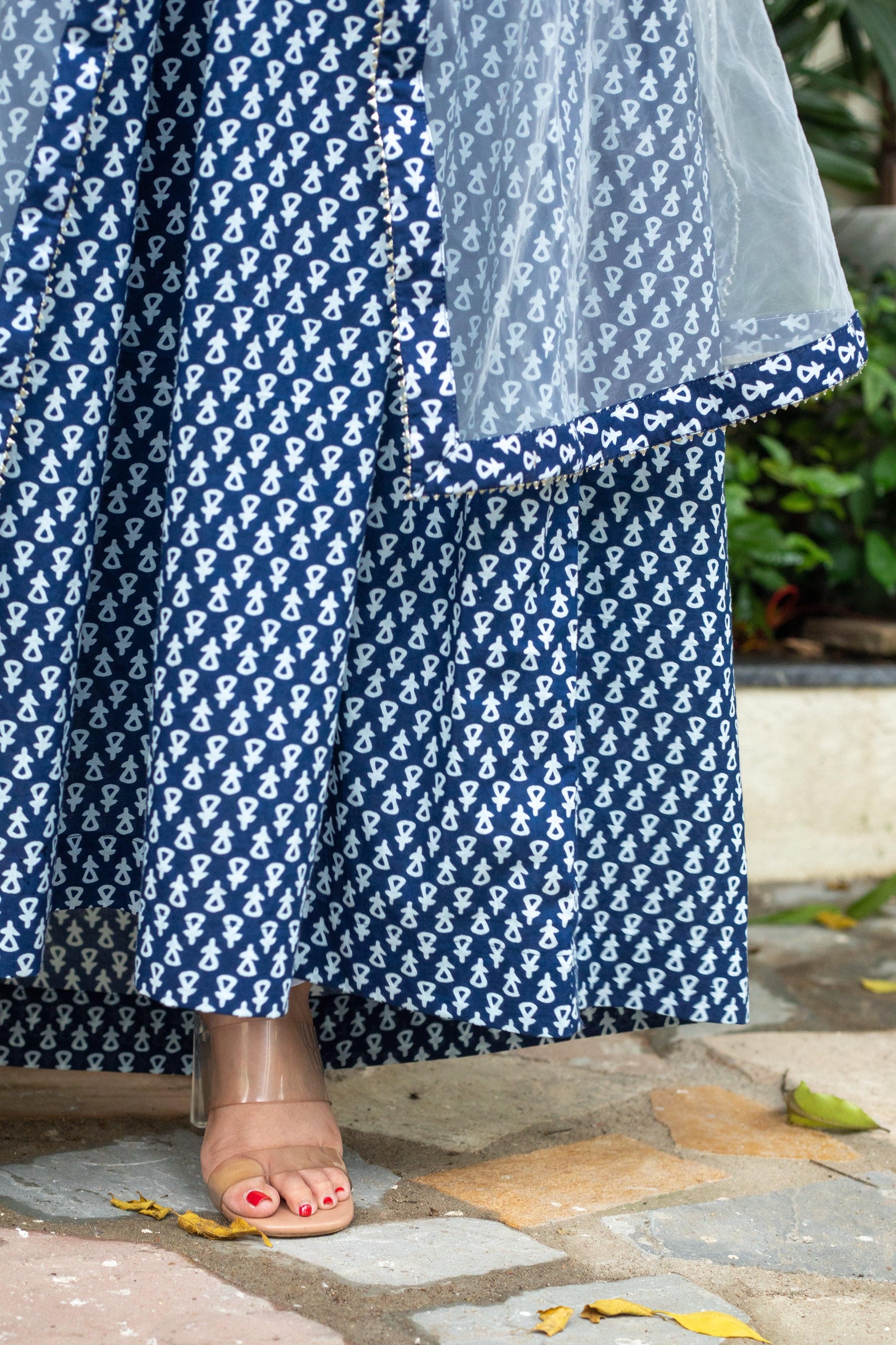 EVA INDIGO SUIT SET - Sarnya