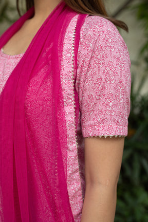 PINK DAHLIA SUIT SET